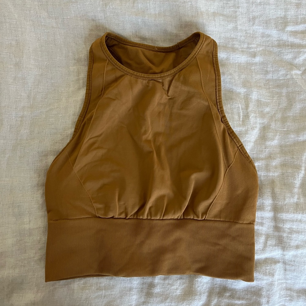 Beautiful Neutral Lululemon Long Line Bra! Size 4 🌾